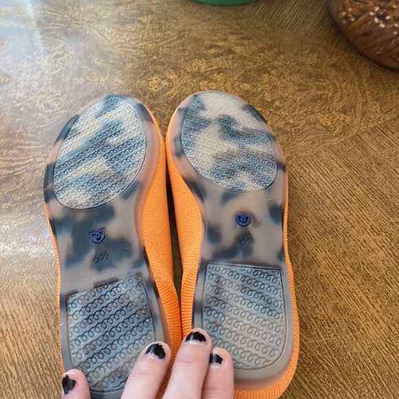 Tangerine Rothys flat. Sz 7. Comfortable. - Picture 4 of 4